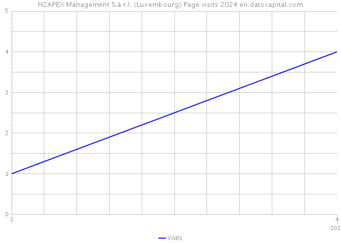 H2APEX Management S.à r.l. (Luxembourg) Page visits 2024 
