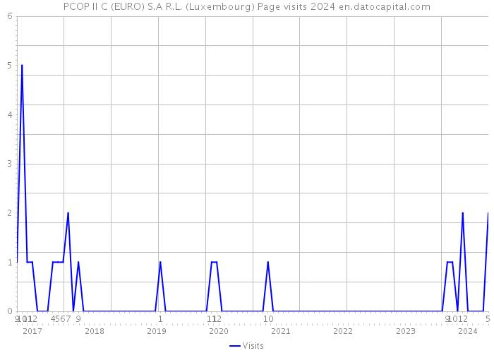 PCOP II C (EURO) S.A R.L. (Luxembourg) Page visits 2024 