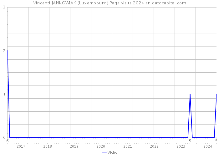 Vincenti JANKOWIAK (Luxembourg) Page visits 2024 