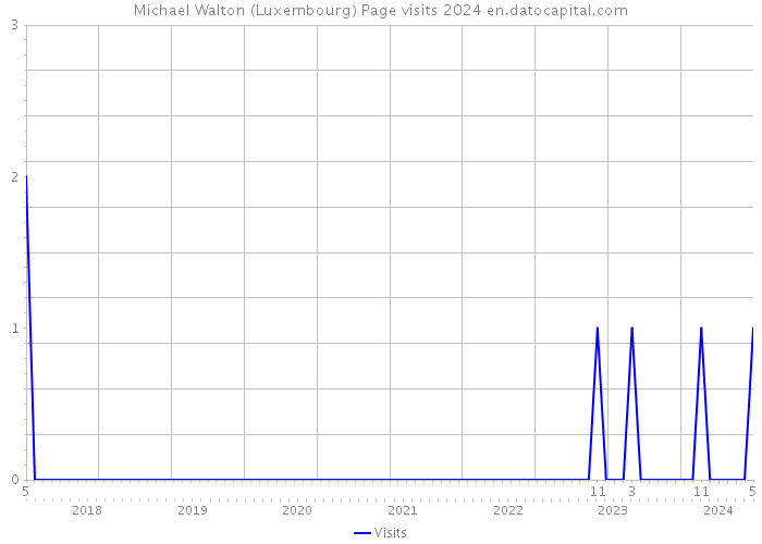 Michael Walton (Luxembourg) Page visits 2024 