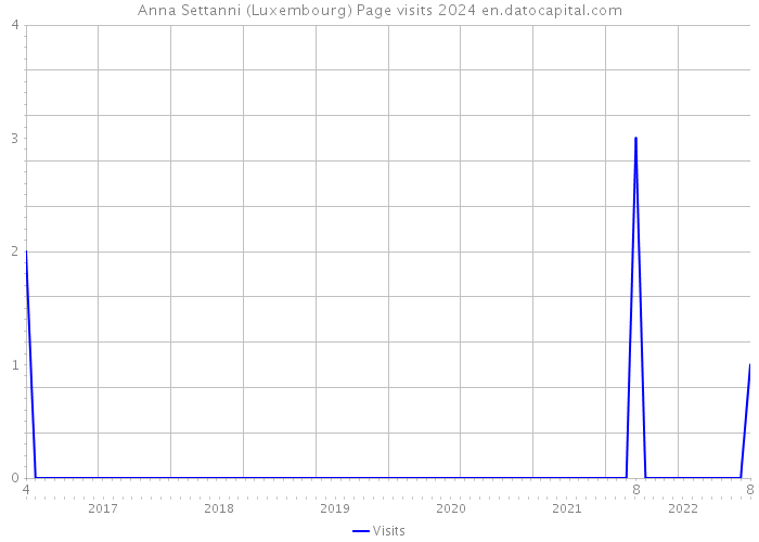 Anna Settanni (Luxembourg) Page visits 2024 