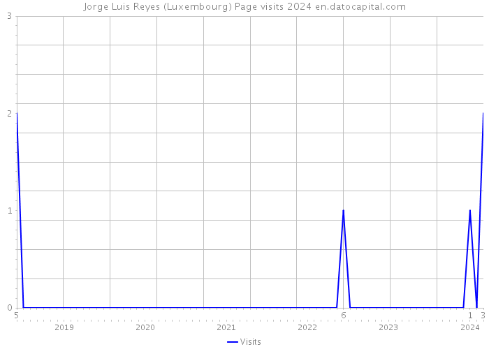 Jorge Luis Reyes (Luxembourg) Page visits 2024 