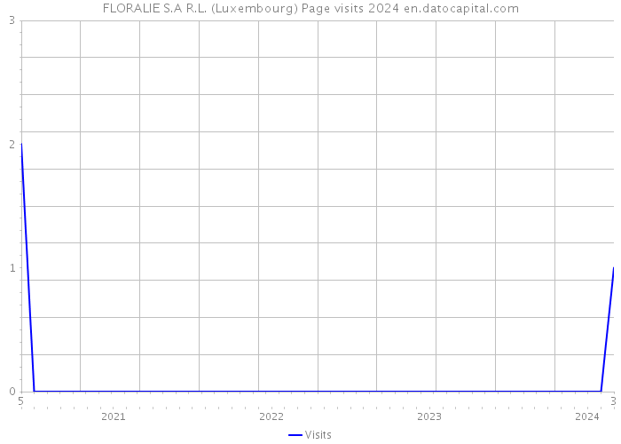 FLORALIE S.A R.L. (Luxembourg) Page visits 2024 