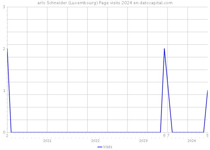 arlo Schneider (Luxembourg) Page visits 2024 