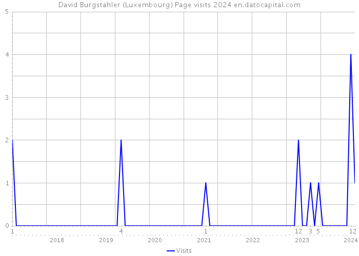 David Burgstahler (Luxembourg) Page visits 2024 