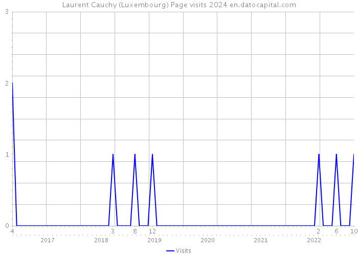 Laurent Cauchy (Luxembourg) Page visits 2024 
