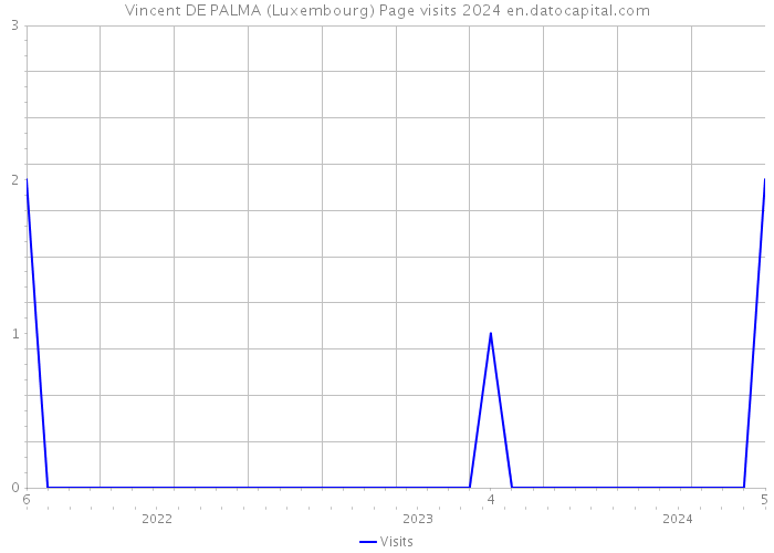 Vincent DE PALMA (Luxembourg) Page visits 2024 