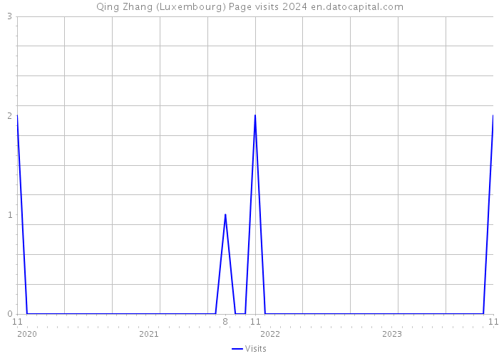 Qing Zhang (Luxembourg) Page visits 2024 