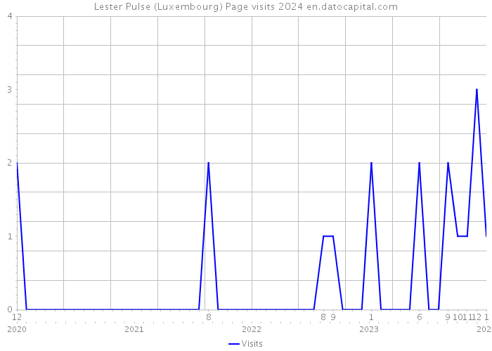 Lester Pulse (Luxembourg) Page visits 2024 