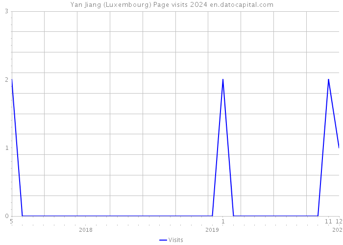 Yan Jiang (Luxembourg) Page visits 2024 