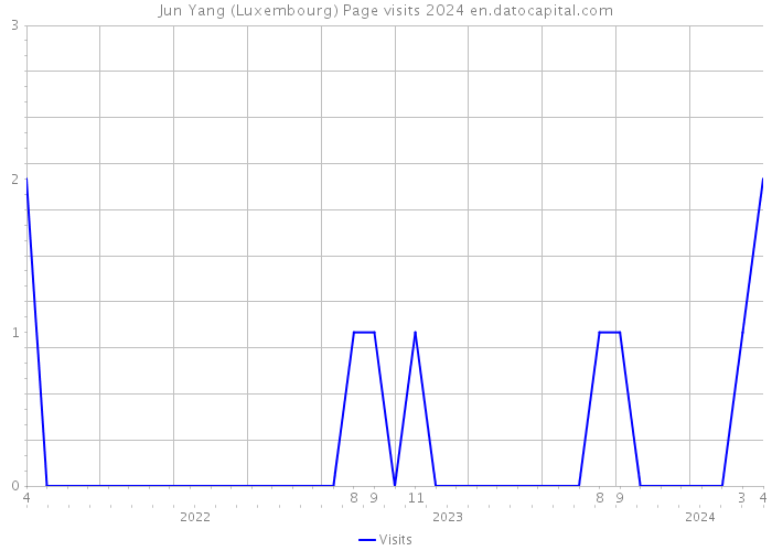 Jun Yang (Luxembourg) Page visits 2024 