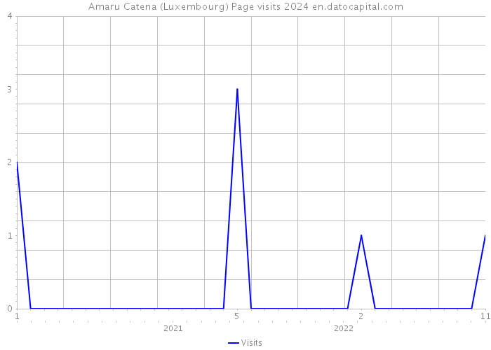 Amaru Catena (Luxembourg) Page visits 2024 