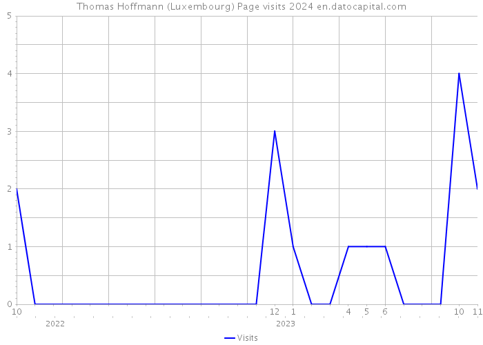 Thomas Hoffmann (Luxembourg) Page visits 2024 