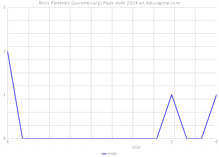 Boris Pavlenko (Luxembourg) Page visits 2024 