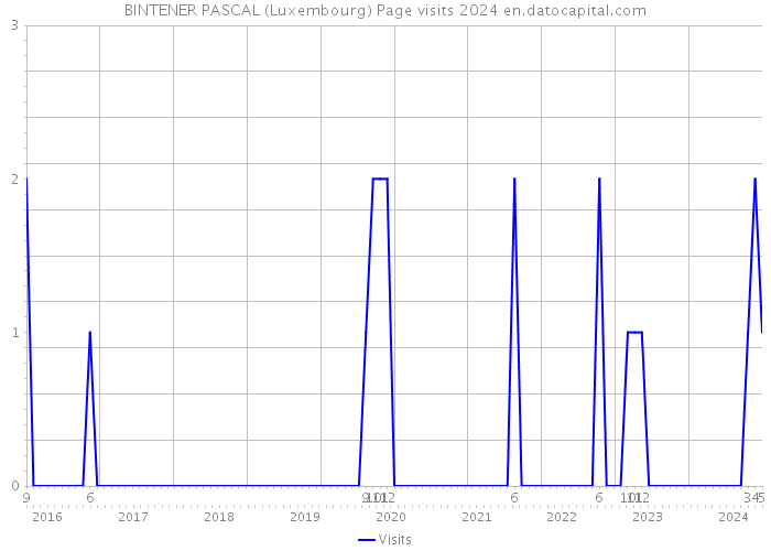 BINTENER PASCAL (Luxembourg) Page visits 2024 