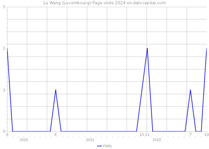 Lu Wang (Luxembourg) Page visits 2024 