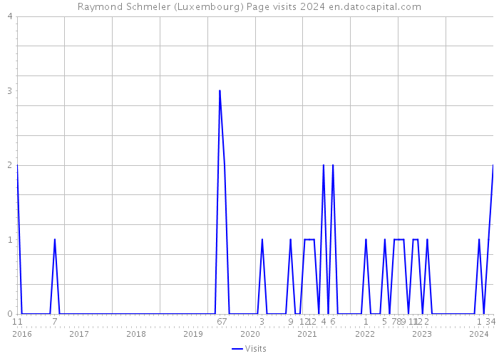 Raymond Schmeler (Luxembourg) Page visits 2024 