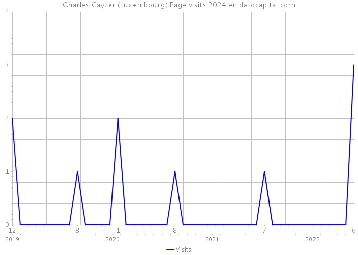 Charles Cayzer (Luxembourg) Page visits 2024 