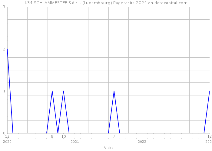 I.34 SCHLAMMESTEE S.à r.l. (Luxembourg) Page visits 2024 