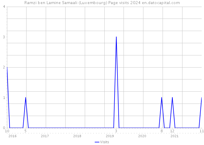 Ramzi ben Lamine Samaali (Luxembourg) Page visits 2024 