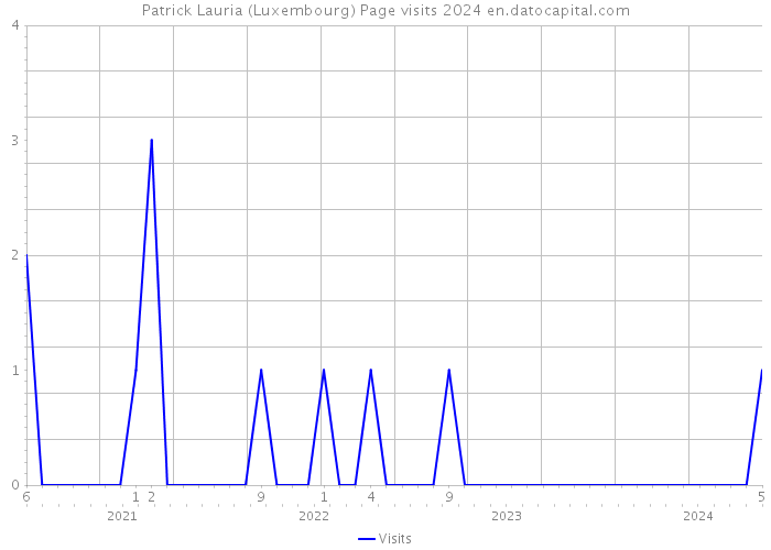 Patrick Lauria (Luxembourg) Page visits 2024 