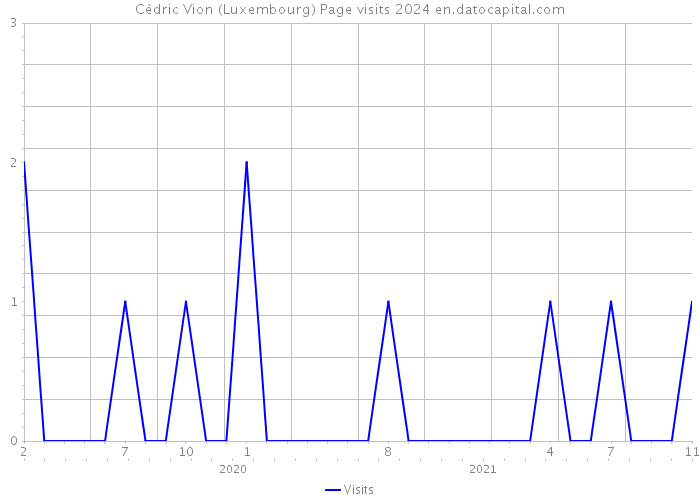 Cédric Vion (Luxembourg) Page visits 2024 
