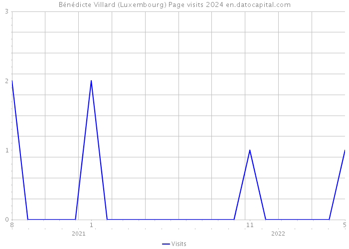 Bénédicte Villard (Luxembourg) Page visits 2024 