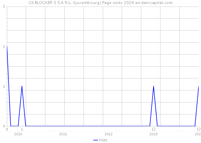 GS BLOCKER 3 S.A R.L. (Luxembourg) Page visits 2024 