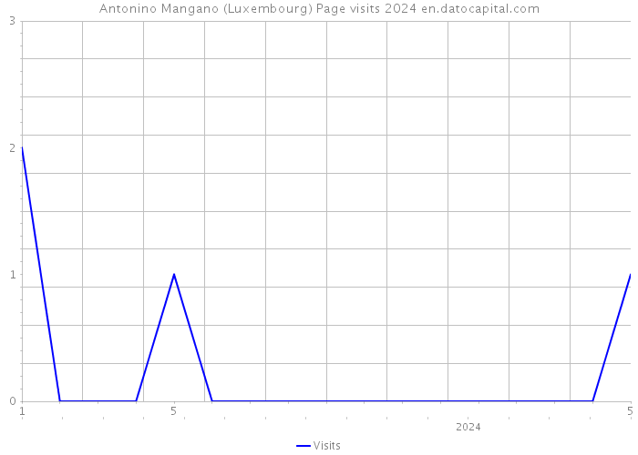 Antonino Mangano (Luxembourg) Page visits 2024 