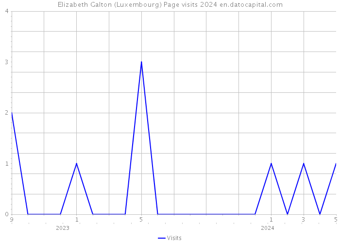 Elizabeth Galton (Luxembourg) Page visits 2024 