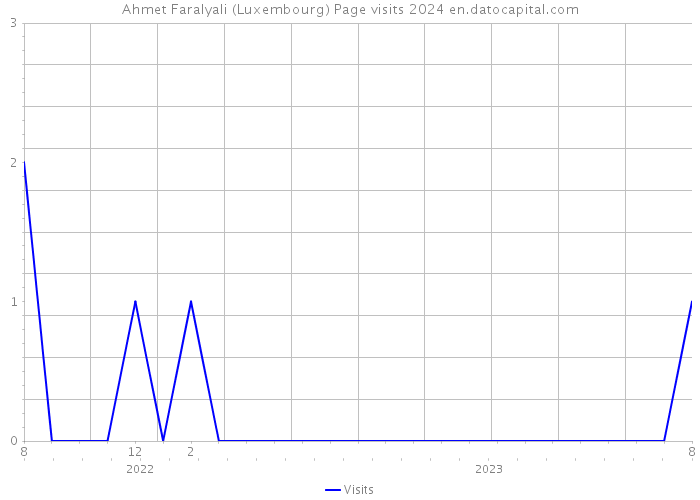 Ahmet Faralyali (Luxembourg) Page visits 2024 
