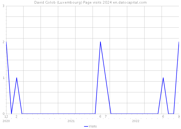 David Golob (Luxembourg) Page visits 2024 