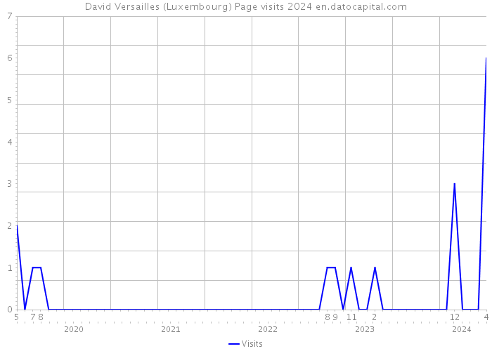 David Versailles (Luxembourg) Page visits 2024 