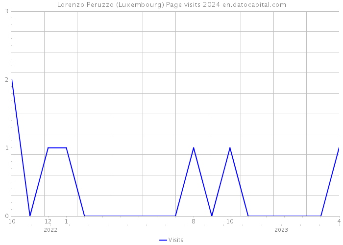 Lorenzo Peruzzo (Luxembourg) Page visits 2024 