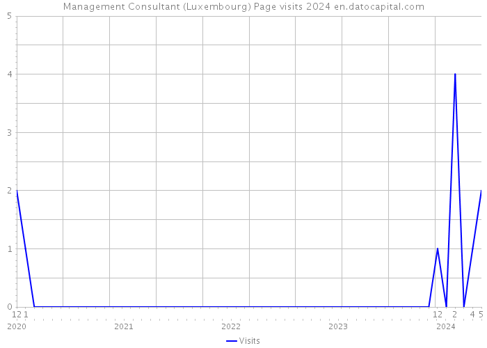 Management Consultant (Luxembourg) Page visits 2024 