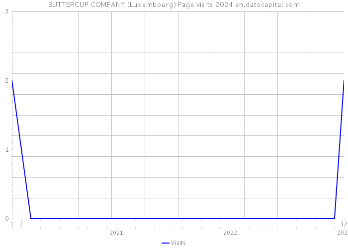 BUTTERCUP COMPANY (Luxembourg) Page visits 2024 
