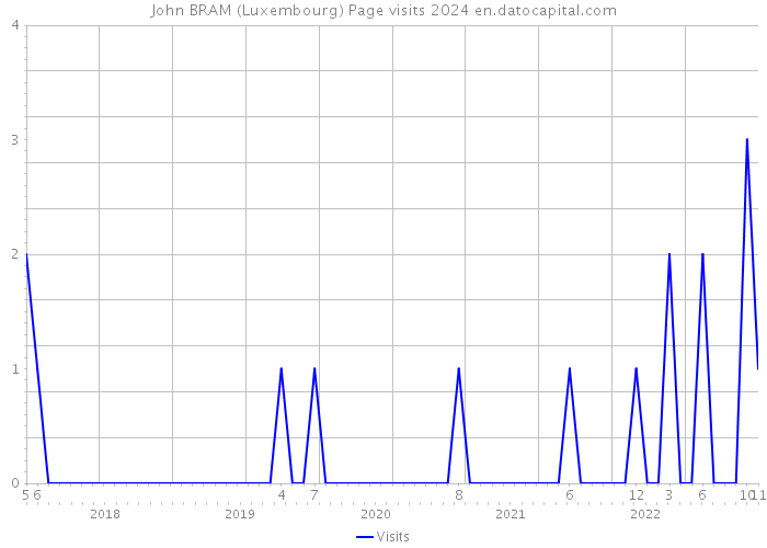John BRAM (Luxembourg) Page visits 2024 