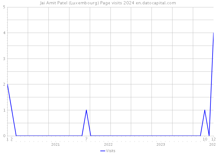 Jai Amit Patel (Luxembourg) Page visits 2024 