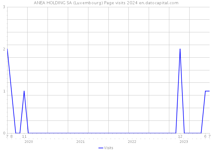 ANEA HOLDING SA (Luxembourg) Page visits 2024 