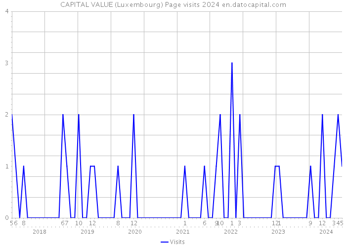 CAPITAL VALUE (Luxembourg) Page visits 2024 