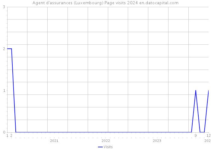Agent d'assurances (Luxembourg) Page visits 2024 