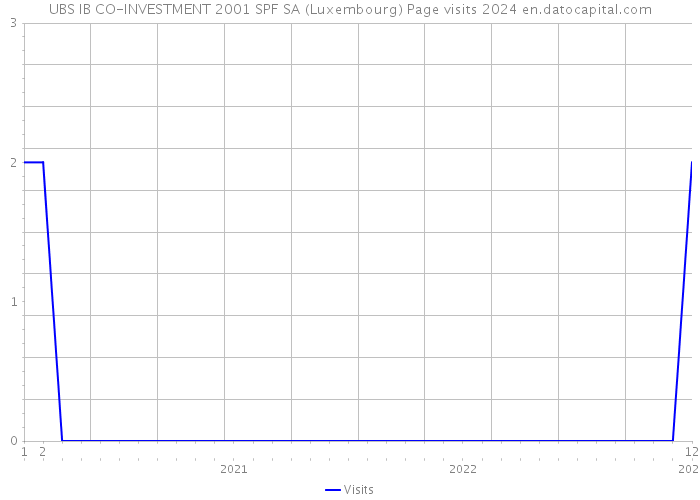 UBS IB CO-INVESTMENT 2001 SPF SA (Luxembourg) Page visits 2024 