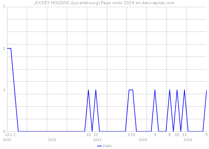 JOCKEY HOLDING (Luxembourg) Page visits 2024 
