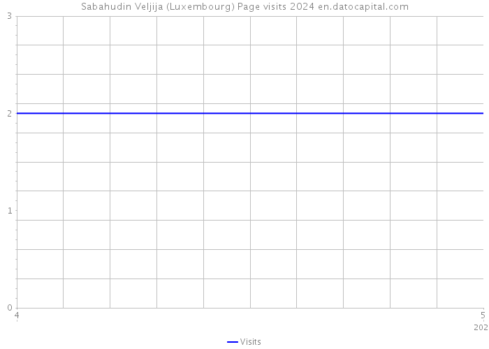 Sabahudin Veljija (Luxembourg) Page visits 2024 