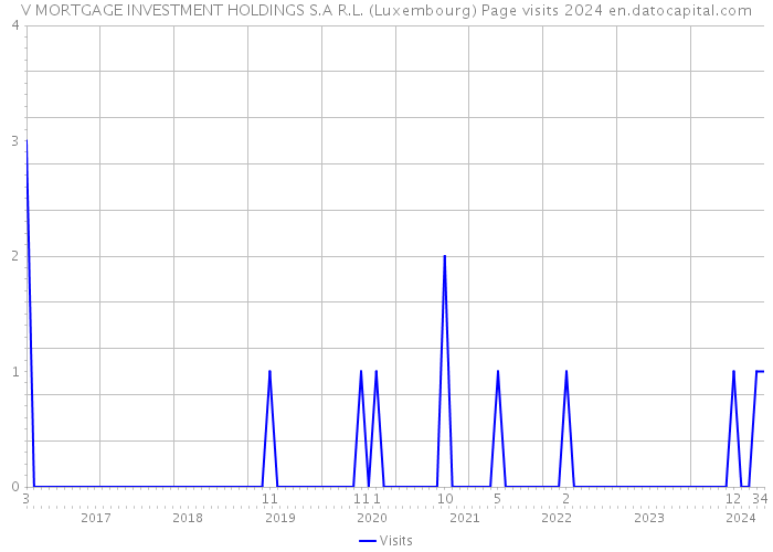V MORTGAGE INVESTMENT HOLDINGS S.A R.L. (Luxembourg) Page visits 2024 