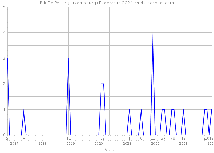 Rik De Petter (Luxembourg) Page visits 2024 