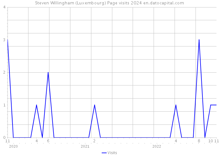 Steven Willingham (Luxembourg) Page visits 2024 
