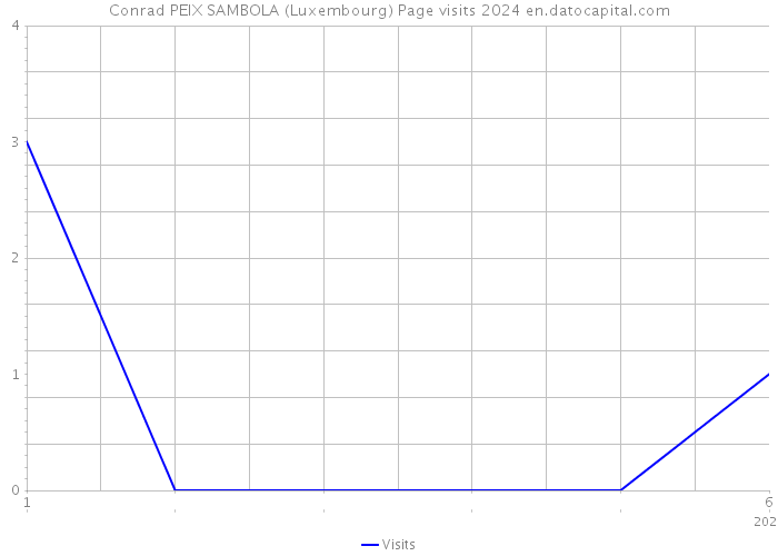 Conrad PEIX SAMBOLA (Luxembourg) Page visits 2024 