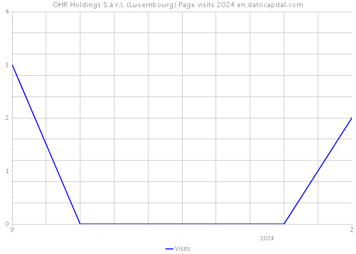 OHR Holdings S.à r.l. (Luxembourg) Page visits 2024 