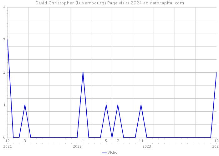 David Christopher (Luxembourg) Page visits 2024 